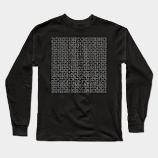 Grey vinyl texture Long Sleeve T-Shirt